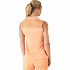 Miko Sleeveless Poloshirt Orange