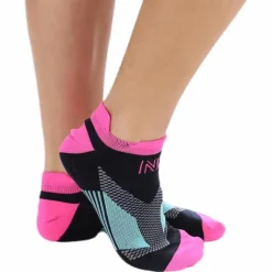 Mirenda Thin Running Sock Low-cut Pink/Black