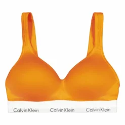 Modern Cotton Lift Bralette Orange