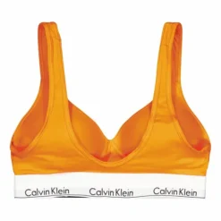Modern Cotton Lift Bralette Orange