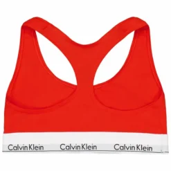 Modern Cotton Unlined Bralette Orange