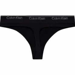 Modern Seamless Thong Black