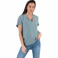 Molly Ss V-Neck Green