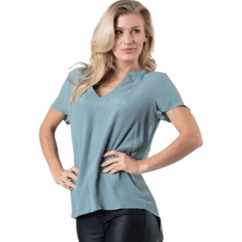 Molly Ss V-Neck Green
