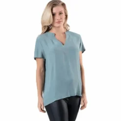 Molly Ss V-Neck Green