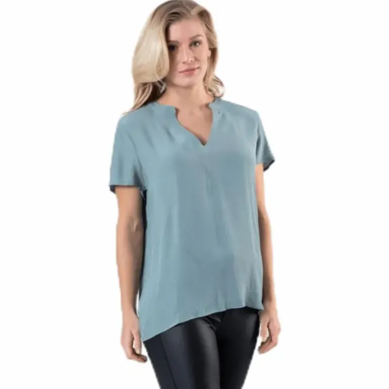 Molly Ss V-Neck Green