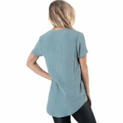 Molly Ss V-Neck Green