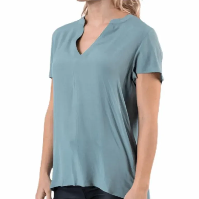 Molly Ss V-Neck Green