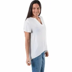Molly Ss V-Neck White