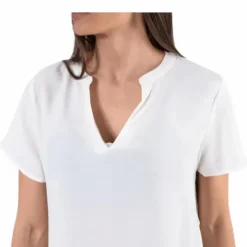 Molly Ss V-Neck White