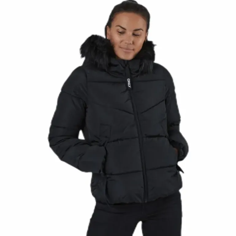 Monica Short Puffer Jacket Cc Otw Black