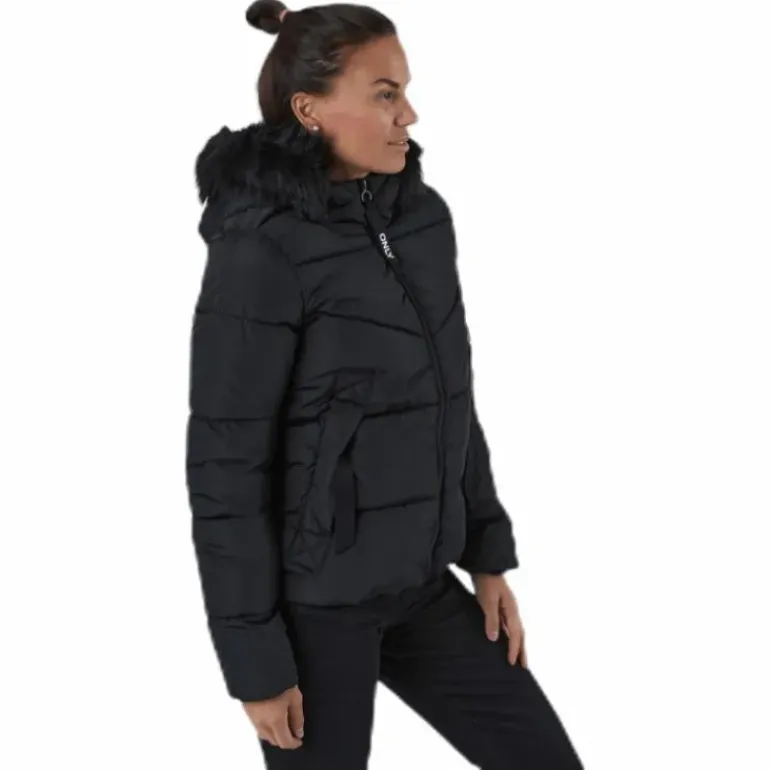 Monica Short Puffer Jacket Cc Otw Black