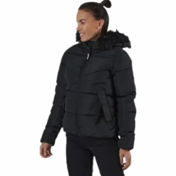 Monica Short Puffer Jacket Cc Otw Black