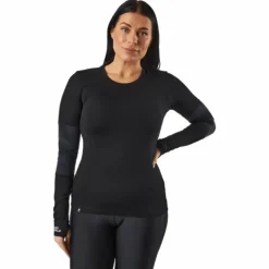 Mons Royale Cornice Long Sleev Black