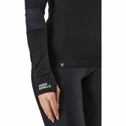Mons Royale Cornice Long Sleev Black
