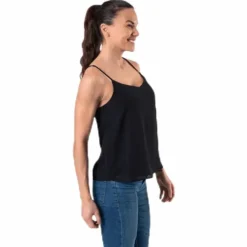 Moon Sl Top Wvn Black