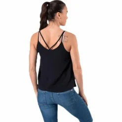 Moon Sl Top Wvn Black