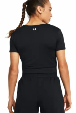 Motion Crossover Crop Ss Black