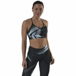 Myt Aop Tri-Back Bra Black