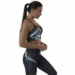 Myt Aop Tri-Back Bra Black