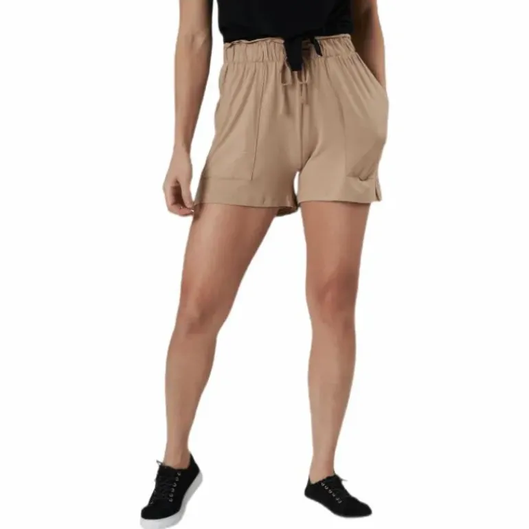 Neora Hw Frill Shorts Beige