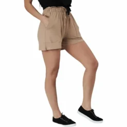 Neora Hw Frill Shorts Beige