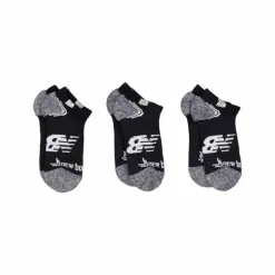 New Balance Unisex No Show Run Black,white