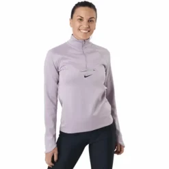 Nike Dri-fit Element Women's T Plum Fog/lime Glow/black