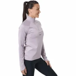 Nike Dri-fit Element Women's T Plum Fog/lime Glow/black