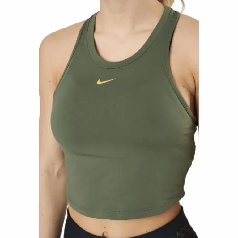 Nike Dri-fit One Luxe Women's Medium Olive/metallic Gold