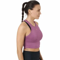Nike Dri-fit One Luxe Women's Light Bordeaux/metallic Gold