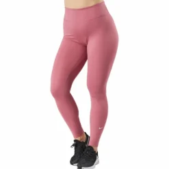 Nike Dri-fit One Women's Mid-r Desert Berry/white