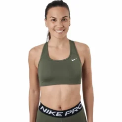 Nike Dri-fit Swoosh Women's Me Medium Olive/white