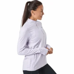 Nike Element Women's 1/2-zip R Doll/barely Grape/htr/reflecti
