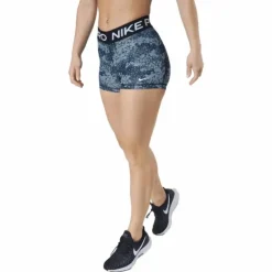 Nike Pro Dri-fit Women's 3" Pr Aviator Grey/black/white