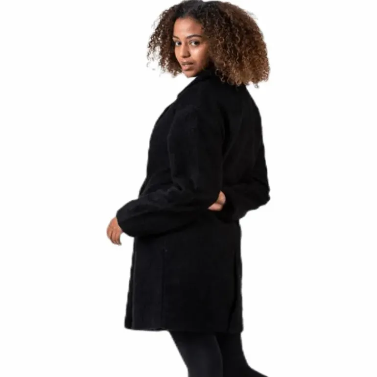 Nina Celeste Wool Coat Black