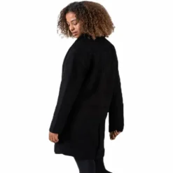 Nina Celeste Wool Coat Black