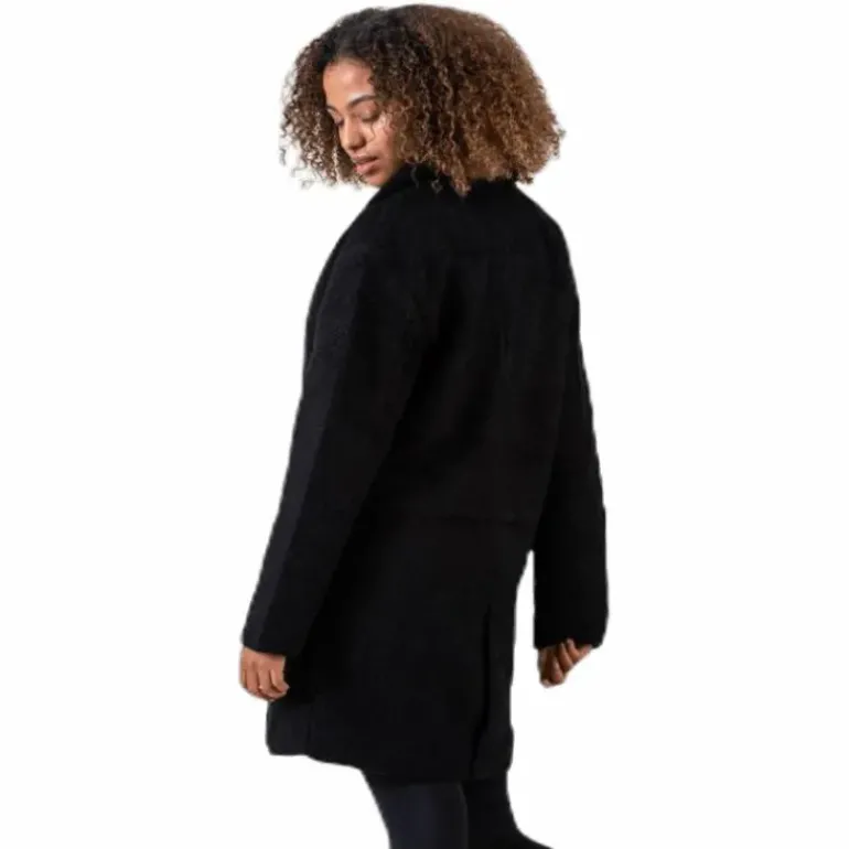Nina Celeste Wool Coat Black