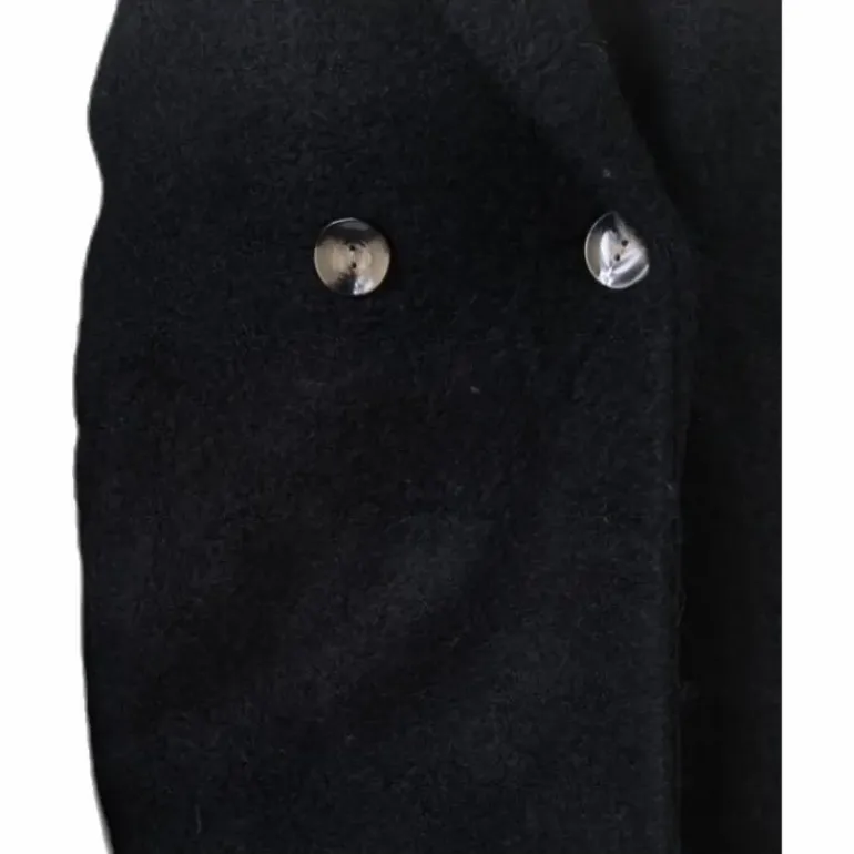 Nina Celeste Wool Coat Black