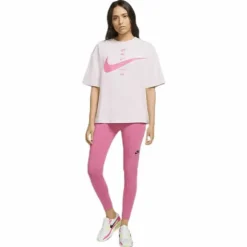 Nsw Air Lggng 7/8 Pink/Black