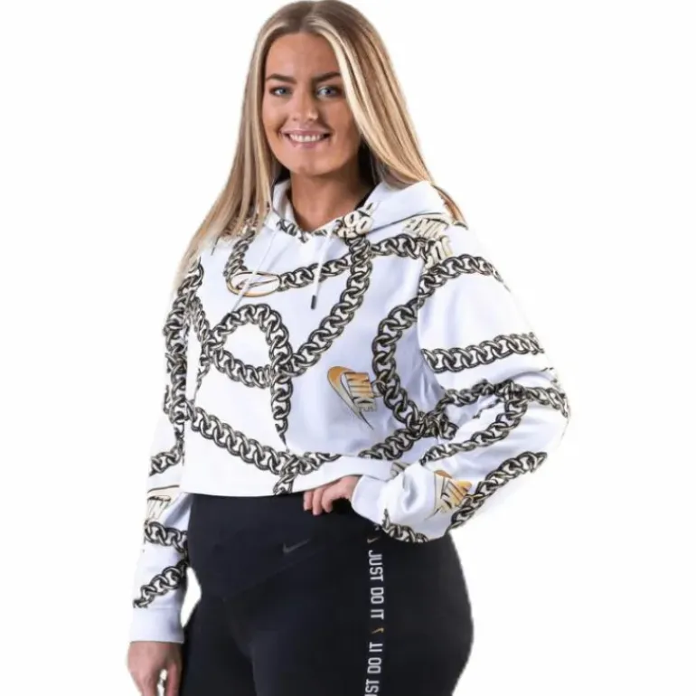 NSW Hoody Glam Dunk Plus White
