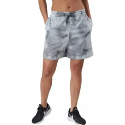 Nsw Icn Clsh Shrt Msh Aop Hr Grey