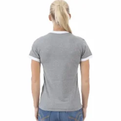 NSW SS Top Ringer White/Grey