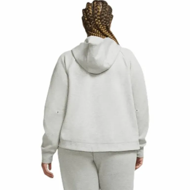 Nsw tch flc wr hoody fz plus Grey