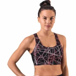 Odele Aop Sports Bra Black