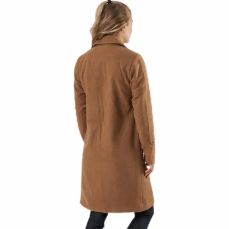 Olivia-Astrid Wool Coat Otw Brown
