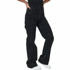 Onlcamille Life Ex Hw Wide Dnm Black Denim