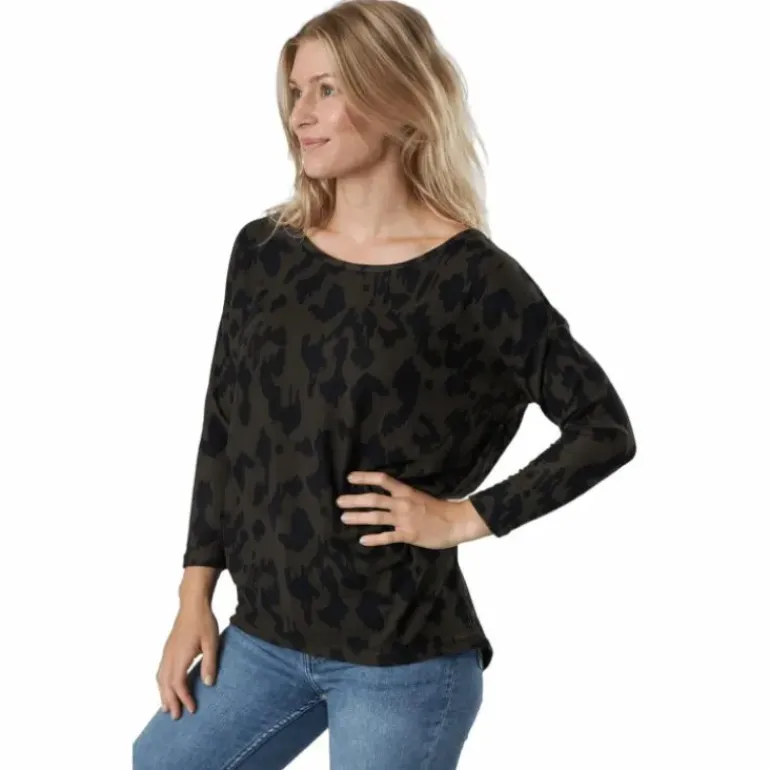 Onlelcos 4/5 Aop Top Jrs Noos Grape Leaf