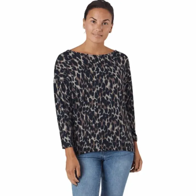 Onlelcos 4/5 Aop Top Jrs Noos Taupe Gray