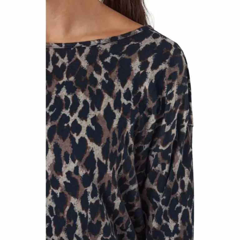 Onlelcos 4/5 Aop Top Jrs Noos Taupe Gray